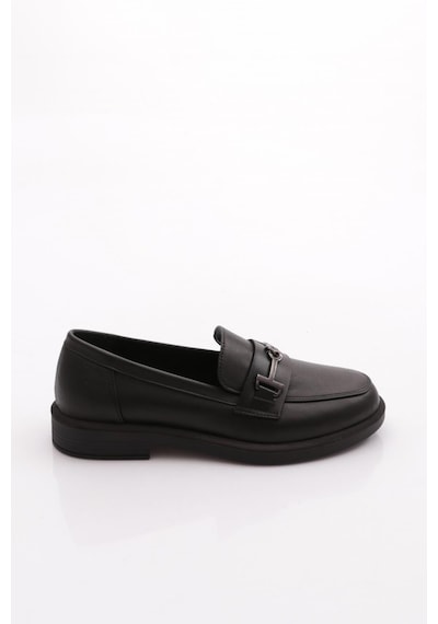 Dgn 24044 Kadin Loafer Ayakkabi Siyah