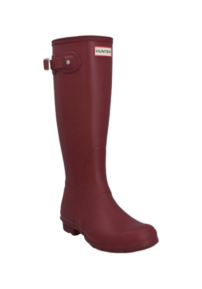 Hunter Original Tall Tri Colour Logo Boot 152 Bordo