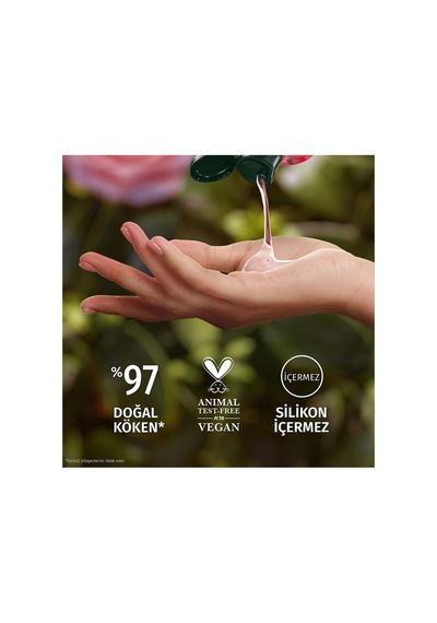 Kadifemsi Yumuşaklık Gül Kokulu Şamp350ml X2 Tüm Saç Tipleri