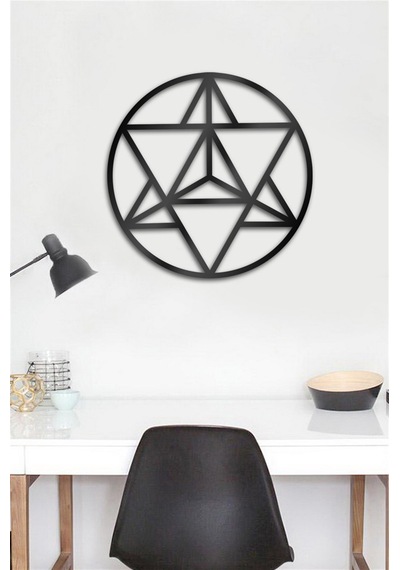 Merkaba Sembol - Metal Dekor