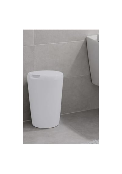 Beyaz Renk 6 Lt Banyo Mutfak Tezgah Üstü Çöp Kovası 6998