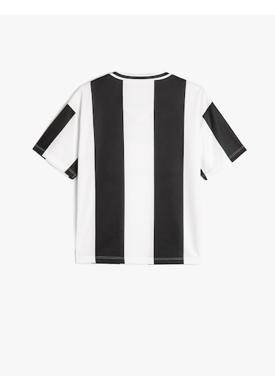 Koton Oversize Tişört V Yaka Renk Bloklu Spor Baskılı Kısa Kollu Beyaz Çizgili 4skb10584tk Beyaz Çizgili Beyaz Koton Oversize Tişört V Yaka Renk Bloklu Spor Baskılı Kısa Kollu Beyaz Çizgili 4skb10584tk Beyaz Çizgili Beyaz