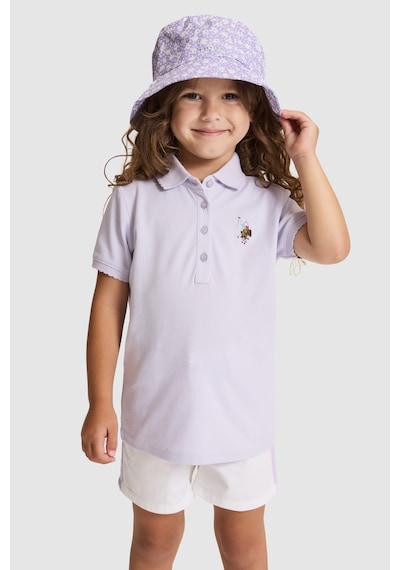 U.S. Polo Assn. U.s. Polo Assn. Kız Çocuk Lila Tişört Basic 50325592-vr034