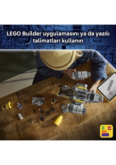 LEGO® Star Wars: Mandalorian ve Grogu™ Razor Crest™ 75447 - 10 Yaş ve Üzeri Çocuklar için Yaratıcı Oyuncak Yapım Seti (930 Parça)