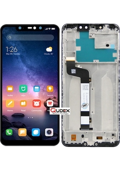 Xiaomi Redmi Note 6 Pro Lcd Ekran Dokunmatik Çıtalı Nı
