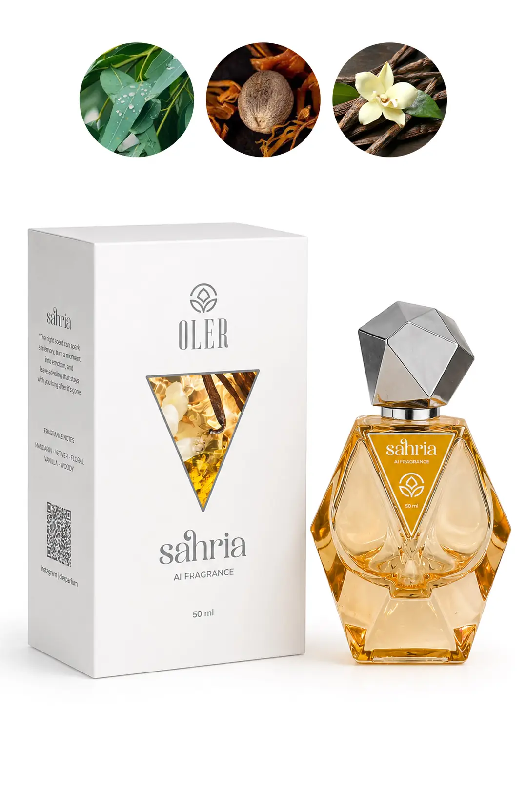Aı Fragrance Sahria Edp Kadın Parfüm 50ml Oryantal Ve Sıcak Okaliptüs, Muskat, Vanilya