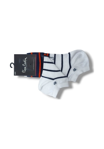 P.cardin 3035-25 Pamuk Zebra Soket Çorap 40-44 Beyaz