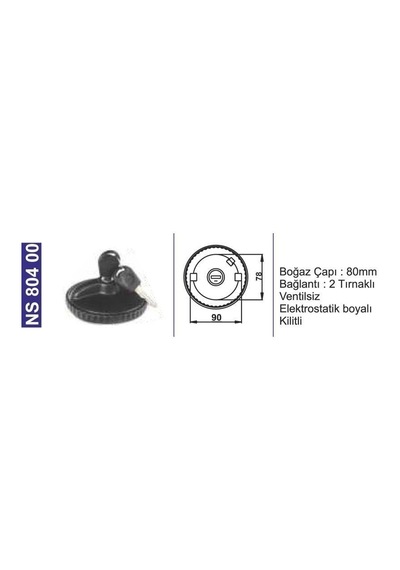 Depo Kapağı Kilitli Unıversal-bmc.fatıh Em 2k63922 - Ns80400