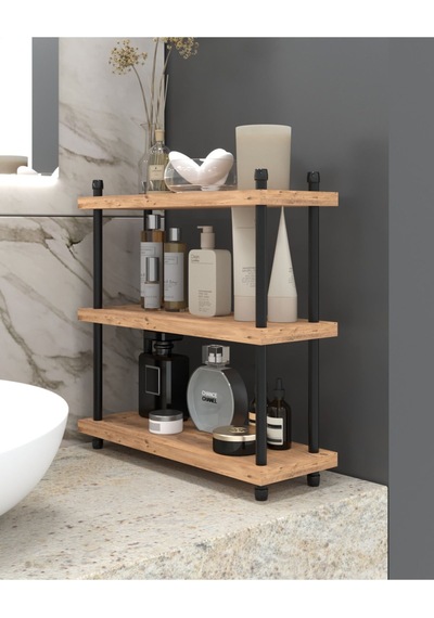 İnci Makyaj Ve Banyo Organizeri Düzenleyici, 40 Cm A.çam Atlantik Çam