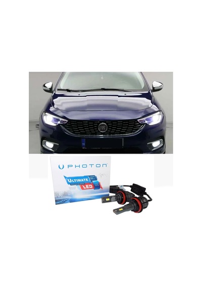 Fiat Egea Led Xenon Sis Farı Ampulü H11 Ultimate 9500 Lumens Yeni Seri Beyaz