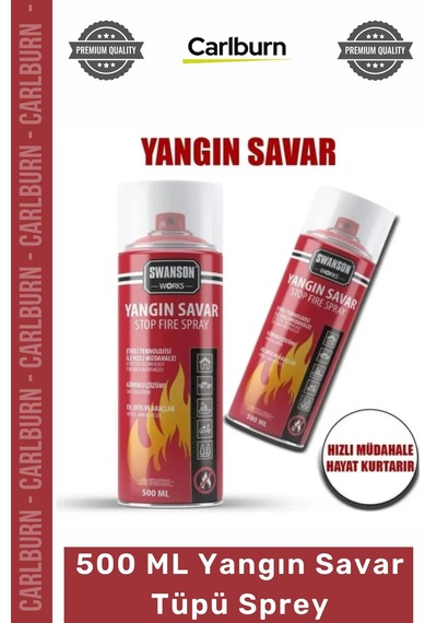 Yangıntüpü 500ml Stop Fire Araç Ev Ofis Tipi Taşınabilir Güvenli Söndürücü Yangın Savar Tüpü Sprey