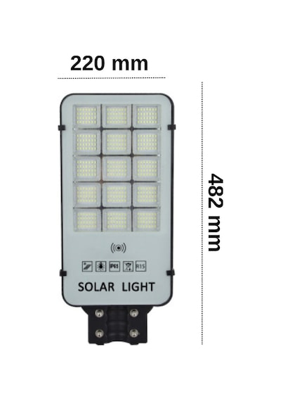 Forlife 300 Watt Güneş Enerjili Solar Sokak Ve Yol Aydınlatma Armatürü