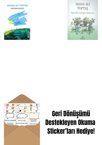Gecenin Gecesi Ciltli + Ben Bir Gürgen Dalıyım + Okuma Sticker'ları