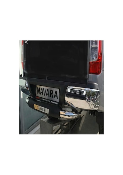 Tüm Nissan Navara Modelleriyle Uyumlu Arka Tampon Koruma Demiri Krom