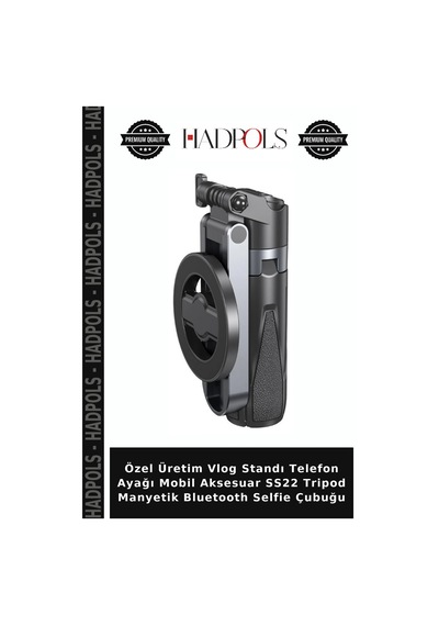 Özel Üretim Vlog Standı Telefon Ayağı Mobil Aksesuar Ss22 Tripod Manyetik Bluetooth Selfie Çubuğu