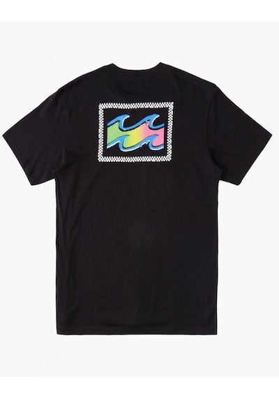 Billabong Abyzt01697-Blk Crayon Wave Ss Erkek T-Shirt 001