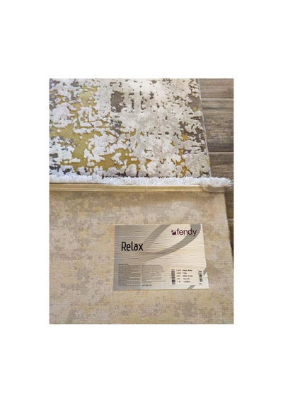 Relax 1736a Krem-koyu Sarı Halı Çok Renkli