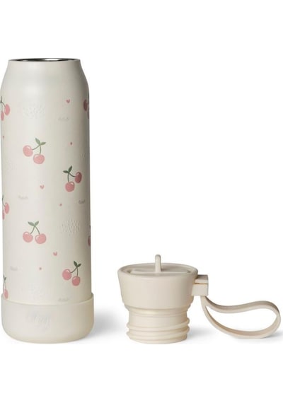 Citron 3 Katmanlı Paslanmaz Çelik Termos Seti 350 Ml - Cherry Beyaz