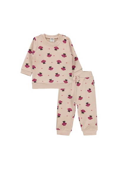 Civil Baby Kız Bebek Takım 6-18 Ay Pudra 17330g23523w1 Pudra