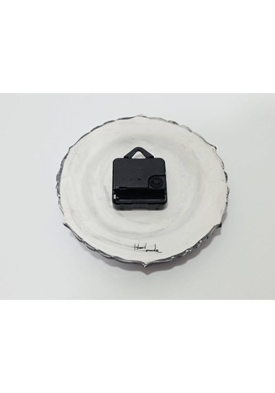 Çini Boyama Kabartma Duvar Saat 18cm - Çini Saat Çok Renkli 87586591