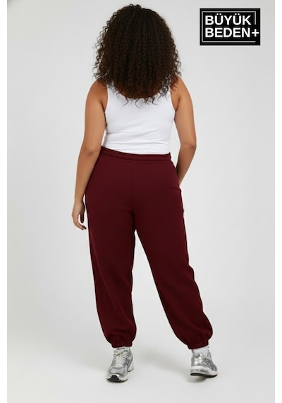 Süperlife Kadın Büyük Beden Brooklyn 1970 Baskılı Paça Lastikli Jogger İnce Eşofman Altı Spr26beak951-3 Bordo Süperlife Kadın Büyük Beden Brooklyn 1970 Baskılı Paça Lastikli Jogger İnce Eşofman Altı Spr26beak951-3 Bordo