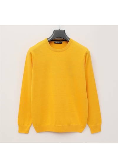 Dio Rise Erkek Uzun Kol İnce Sweatshirt - 180541 - Sarı Sari