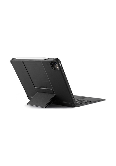 Apple Uyumlu iPad  Pro 12.9 2022-2021-2020 Sk Bluetooth Klavye Touchpad Kılıf
