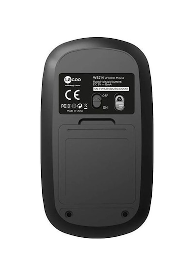 Lecoo, Ws214 2.4ghz Kablosuz 1200dpı Siyah Optik Mouse