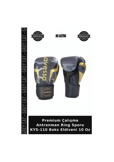 Premium Çalışma Antrenman Ring Sporu Kys-110 Boks Eldiveni 10 Oz Çok Renkli