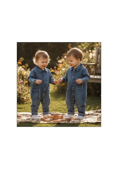 Altıntaş Baby Cepli Yakalı Basic Kız Ve Erkek Bebek Kot Tulum Bir Beden Büyük Almanız Önerilir Denim Denim Altıntaş Baby Cepli Yakalı Basic Kız Ve Erkek Bebek Kot Tulum Bir Beden Büyük Almanız Önerilir Denim Denim