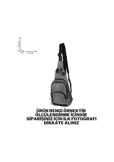 Bagacar Mega Model 1006 Siyah Unisex Body Bag Omuz Çantası