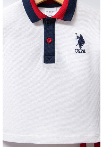 U.S. Polo Assn. Erkek Bebek Beyaz Takım Usb2339-c-v4 Beyaz