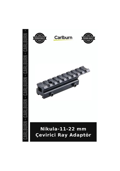 Nikula-11-22 Mm Çevirici Ray Adaptör Bağlantı Elemanı Kilitli Aparat Gövde Aksesuarı Tek Ebat