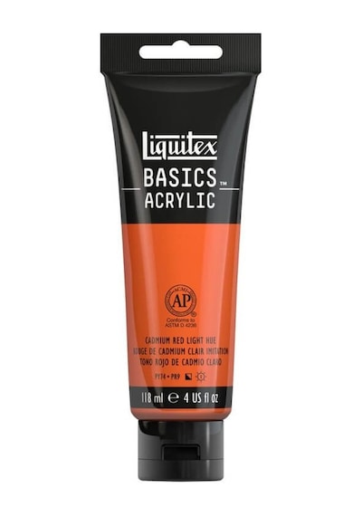 Liquitex Basics Acrylic 118ml Akrilik Boya Cadmium Red Light Hue 510 Diğer