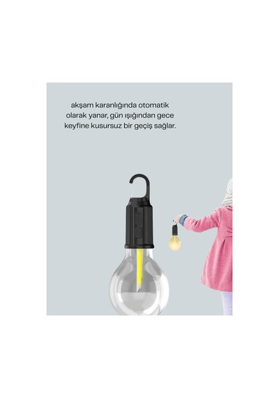 Mercansa Dış Mekan Kullanımına Uygun Led Lamba Çok Renkli