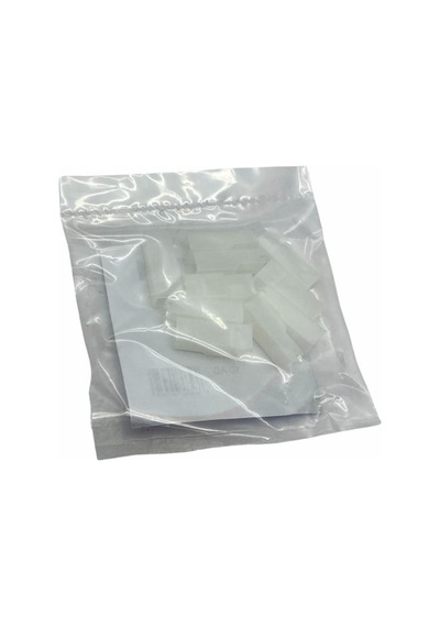 Tekli Konnektor Kilitlemeli Fiş Kılıfı Standart 6.3 Mm Beyaz 10 Ad
