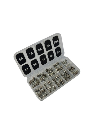 electroon 5x20mm 100Adet Küçük Cam Sigorta Paketi 1-2-3-4-5-6-7-8