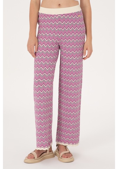 U.s. Polo Assn. Kadın Fuşya Pantolon Triko 50306842-vr023 Fusya