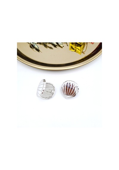 Çift Yönlü İstiridye Silver Küpe