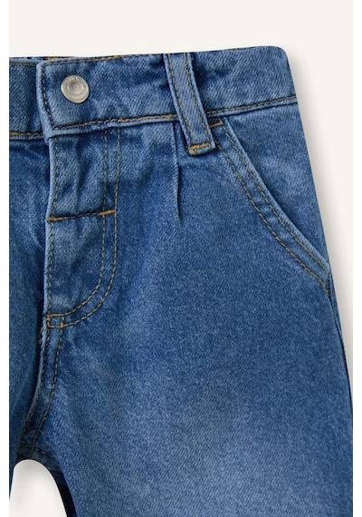 Defacto %100 Pamuk Baggy Fıt Pamuklu Pantolon Kız Bebek H2202a526hsnm28 Mavi-nm28