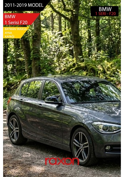 Bmw 1 Serisi F20 2011-2019 Batman & Yarasa Ayna Kapağı Parlak Piano Black Sport Tırnaksız Model