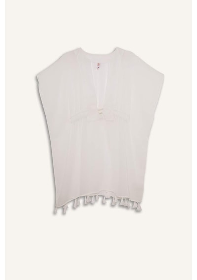 Defacto Beyaz Şifon Kimono-fall İn Love Z9958az25smwt16 Beyaz