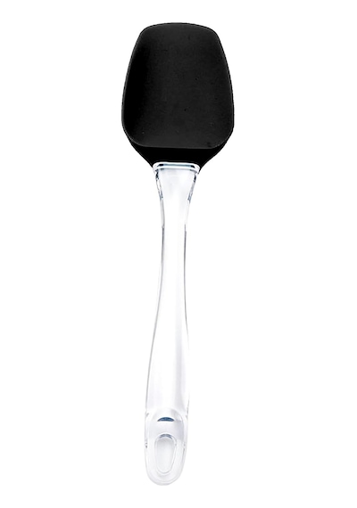 Silikon Spatula, Mutfak Pişirme Aracı, Şeffaf Tutma Yeri Siyah 0