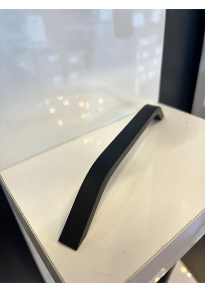 Boğaziçi Metal Kulp 128mm Mat Siyah Dolap Kapak Modern Çekmece Mobilya Tv Ünite Komidin Vestiyer Mat Siyah