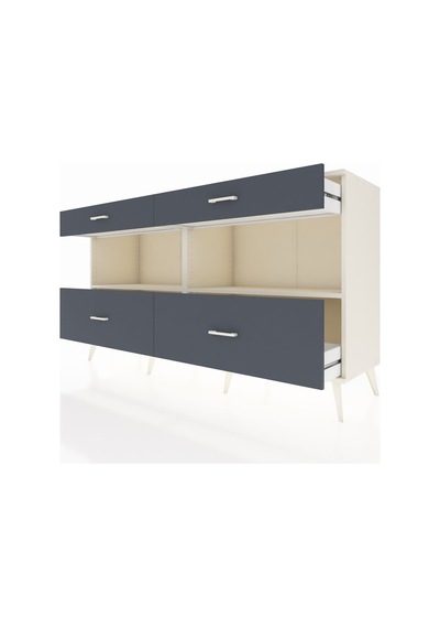 Hyperion Konsol 2 Raflı 4 Çekmeceli 176x44x99 Aytaşı-aytaşı/antr Aytaşı-aytaşı/antrasit
