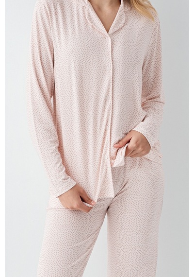 Arnetta Kadın Pembe Gömlek Pijama Ar3418-s-v1 Pembe