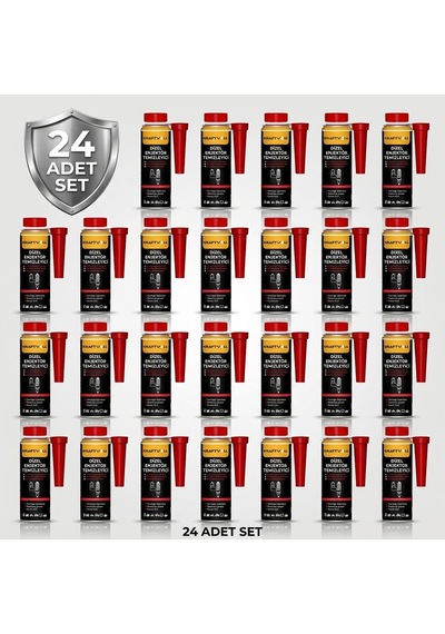Dizel Enjektör Temizleyici Yakıt Katkısı 300 Ml 24 Adet Set