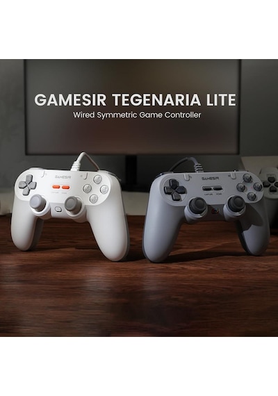 Gamesir Tegenaria T3 Lite Kablolu Controller Beyaz Switch,windows Pc,steam,android,Apple Uyumlu iOS