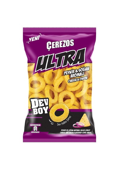 Çerezos Mısır Çerezi Dev Boy 150 G Peynir Ve Soğanlı Atıştırmalık 2'li Ekonomik Paket - 2 Adet Tarı