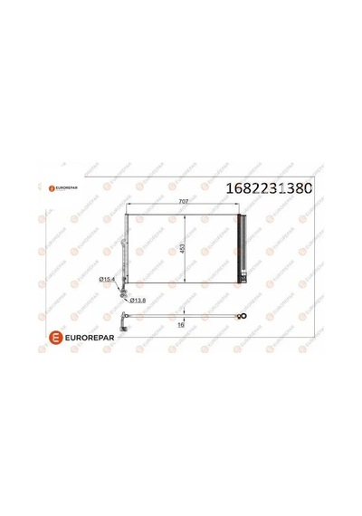 Erp Klima Radyatörü Vw Touareg 7p5,7p6 Eurorepar 1682231380